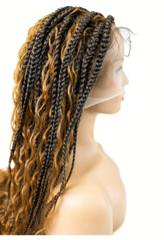 FULL LACE HAND MADE BRAID WIG