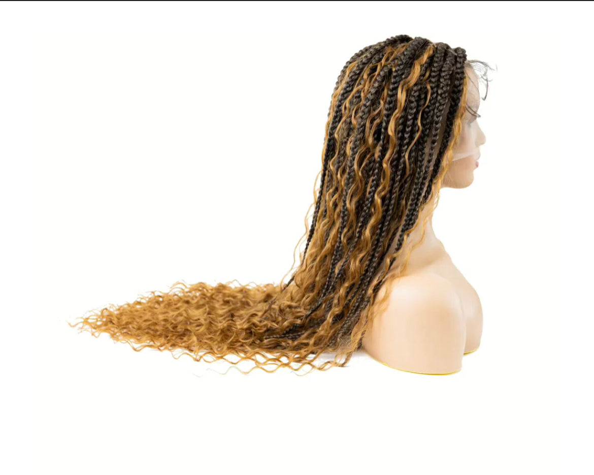 FULL LACE HAND MADE BRAID WIG